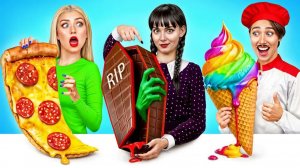 Кулинарный Челлендж Уэнсдей Против Бабушки Смешные Моменты от Multi DO Smile