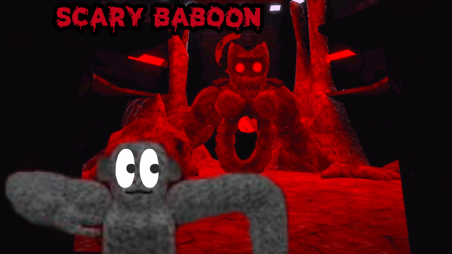 Главный БОСС в SCARY BABOON