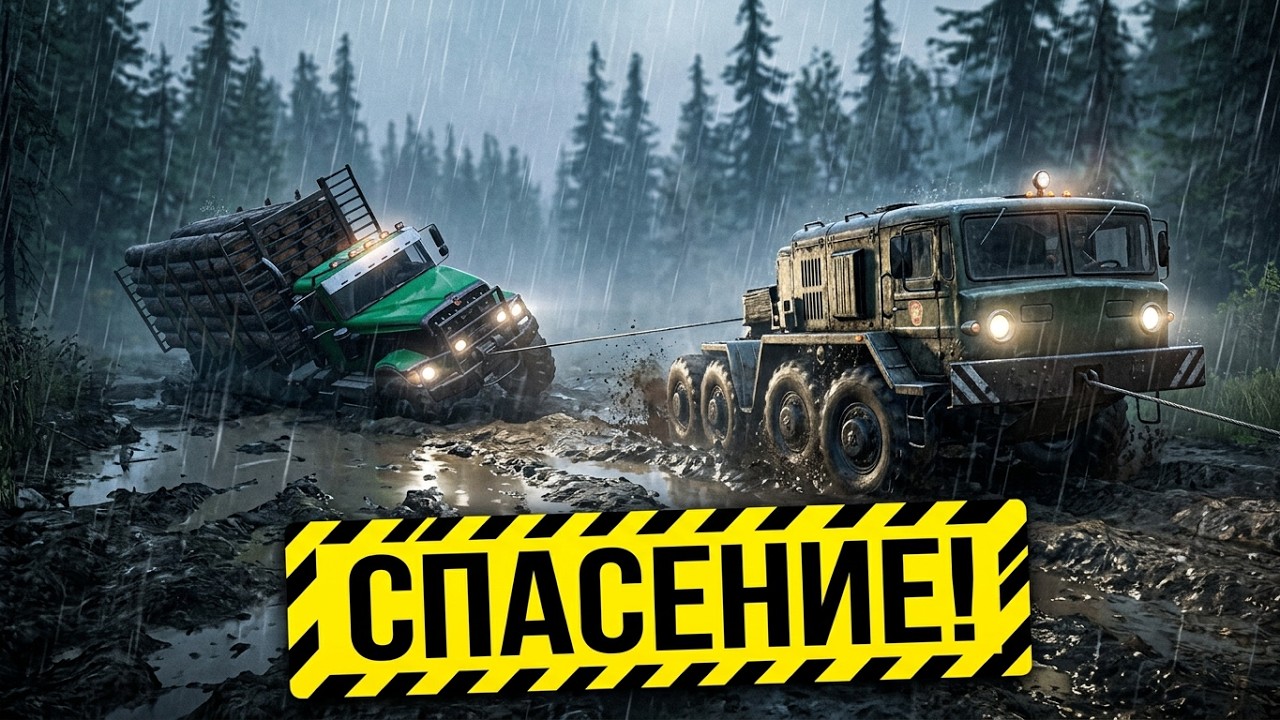 Программа доступный лес ч.2 /ВСЕ ПОШЛО НЕ ПО ПЛАНУ/Snow Runner № 49/