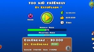 47% на too kid friendly (не записал)