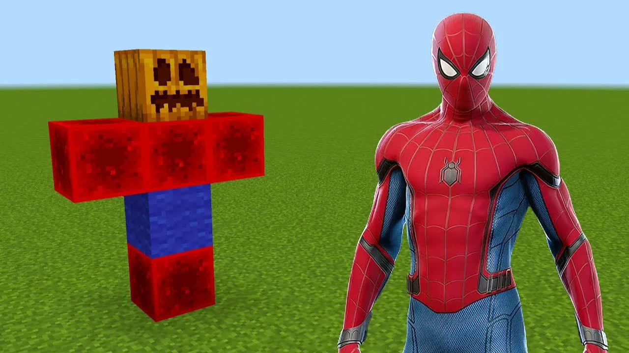 Человек-паук Новый день аддон в Майнкрафт ПЕ! 🕷️⚡