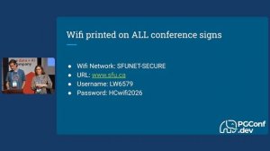 Welcome (PGConf dev 2026)