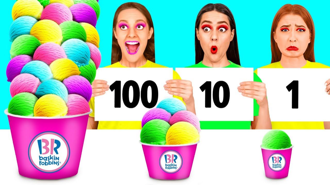 100 Слоев Еды Челлендж # Смешные Ситуации и Неудачи от Fun Challenge