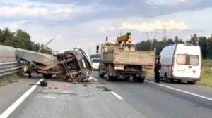 Семь человек пострадали в столкновении двух «Газелей» на трассе М-5,в Самарской области.