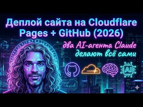 Деплой сайта на Cloudflare Pages + GitHub (2026): два AI-агента Claude делают всё сами