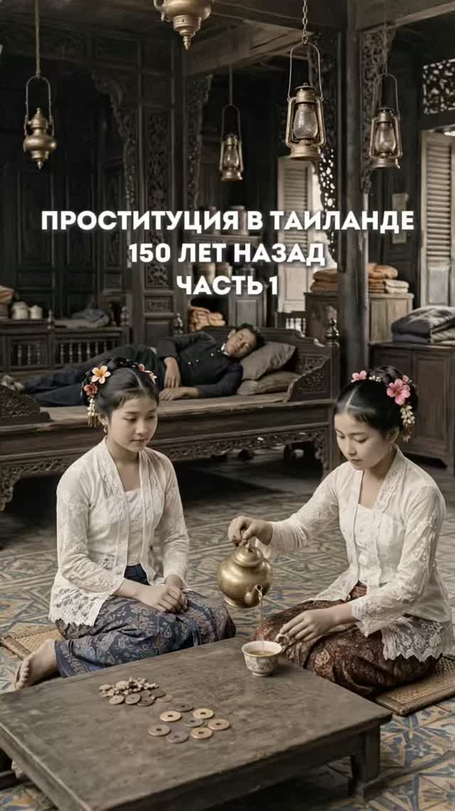 Проституция в Таиланде 150 лет назад