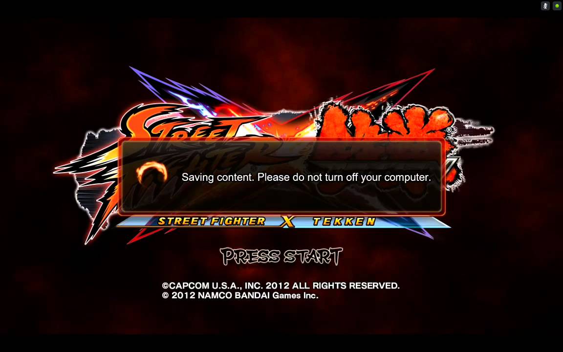 StreetFighter X Tekken SHIELD Hub On Nvidia Shield Tablet (Android)