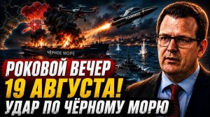 РОКОВОЙ ВЕЧЕР 19 АВГУСТА УДАР ПО ЧЁРНОМУ МОРЮ