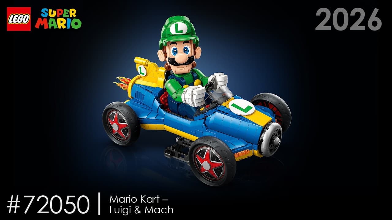 LEGO Super Mario - Mario Kart – Luigi & Mach 72050