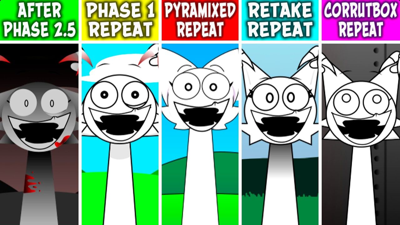 INCREDIBOX SPRUNKI: PHASE 2.5 DEFINITIVE ⚡ НО ВСЕ — ФАЗА1, PYRAMIX, RETAKE, CORRUTBOX! 🔄🔥
