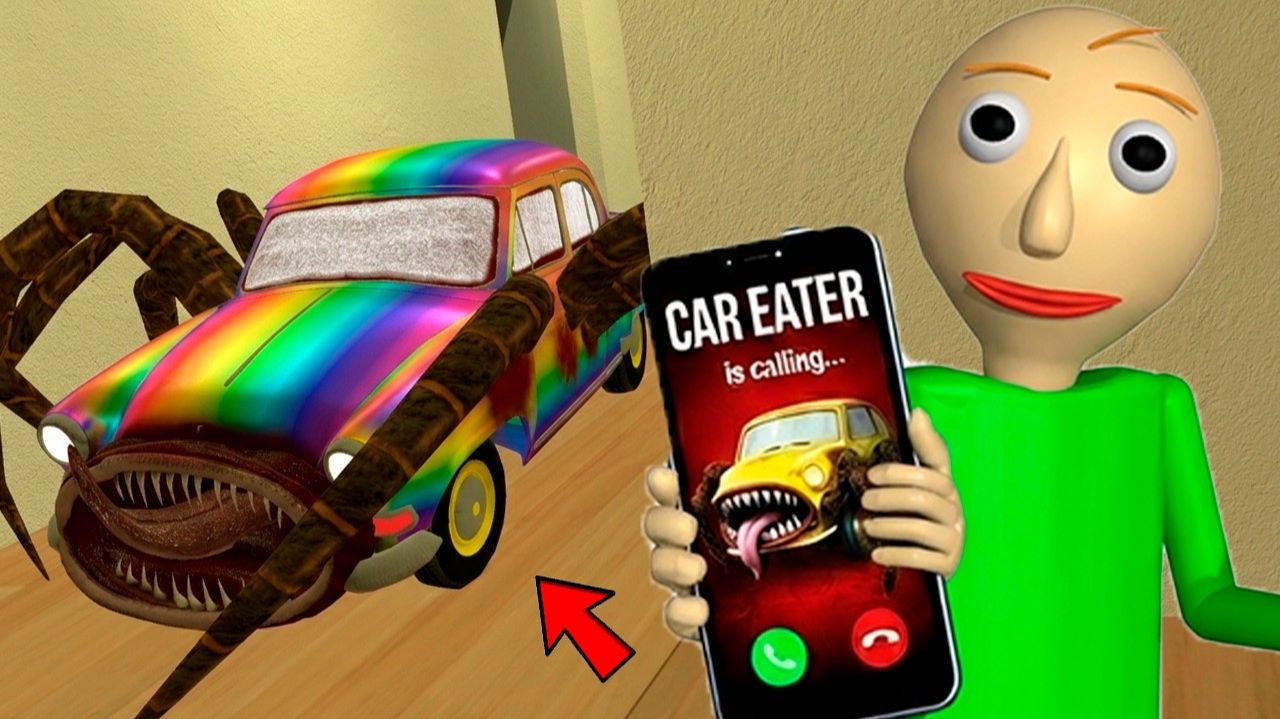 Почему CAR EATER вызывает Baldi Basics... в Garry`s Mod