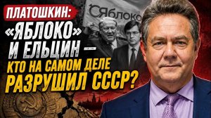 Платошкин ЯБЛОКО и Ельцин кто на самом деле разрушил СССР