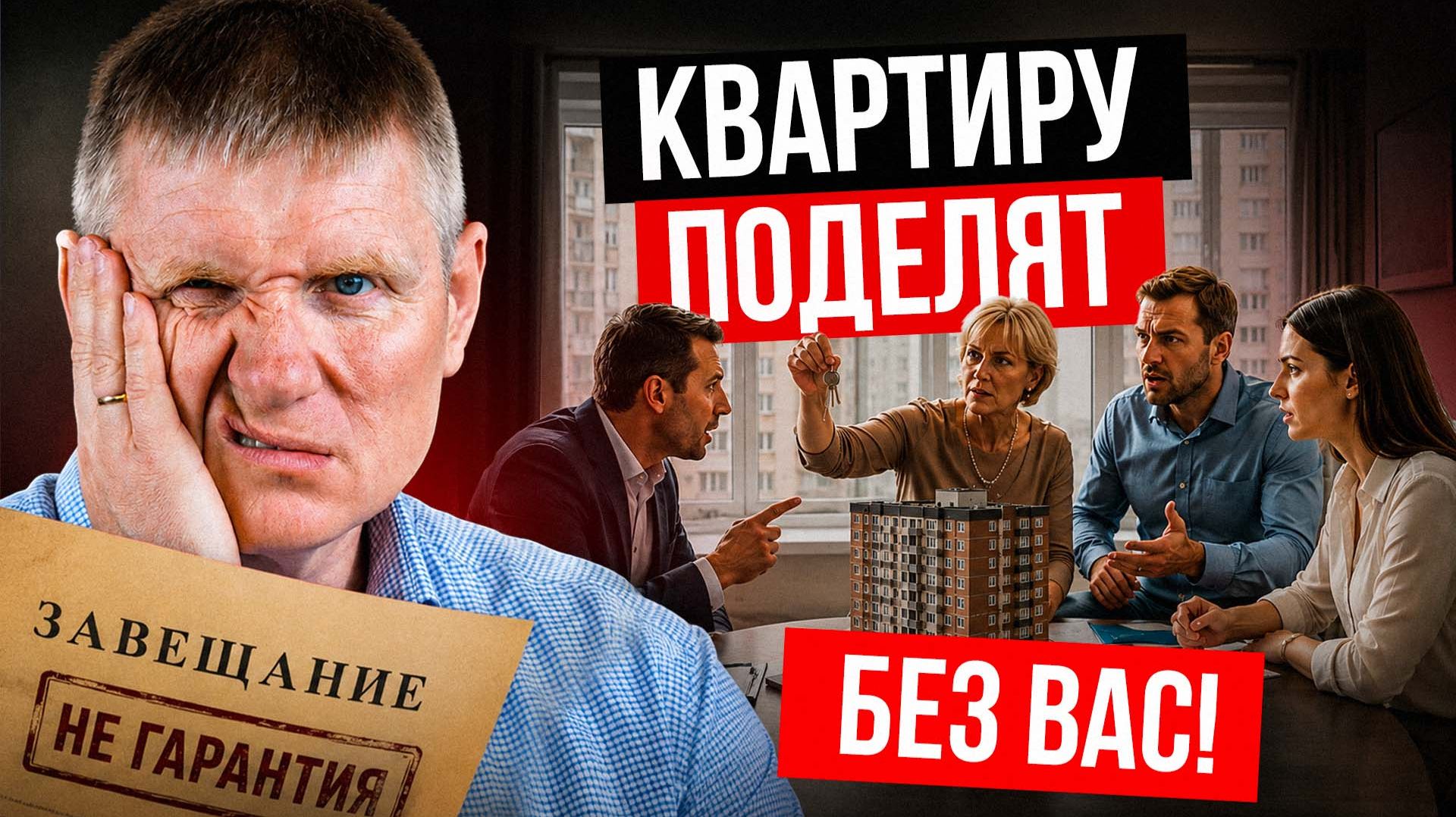 ЗАВЕЩАНИЕ НЕ СПАСЁТ КВАРТИРУ! / Кто может забрать её после смерти владельца