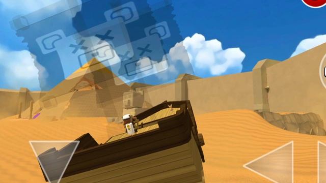 Открываю сундук в бемотепской пустыне в Super Bear Adventure