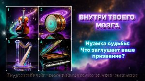 Музыка судьбы: старая привычка заглушает твое призвание