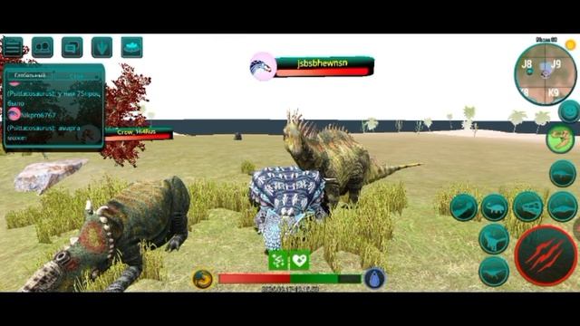 выживание за анкилозавра в игре The Cursed
