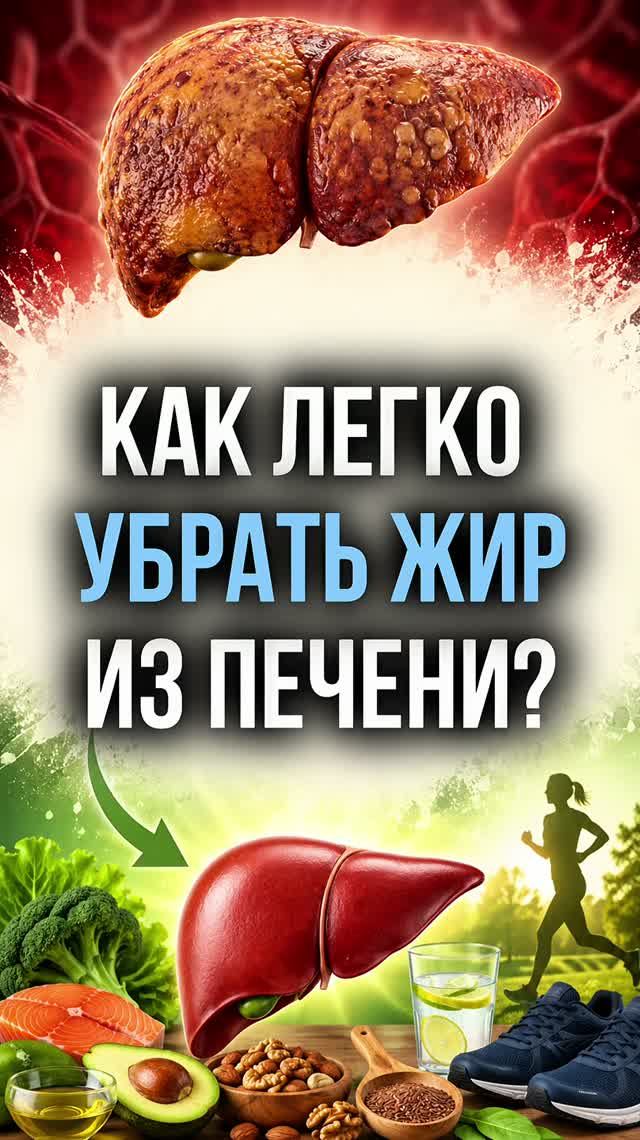 Как легко убрать жир из печени?