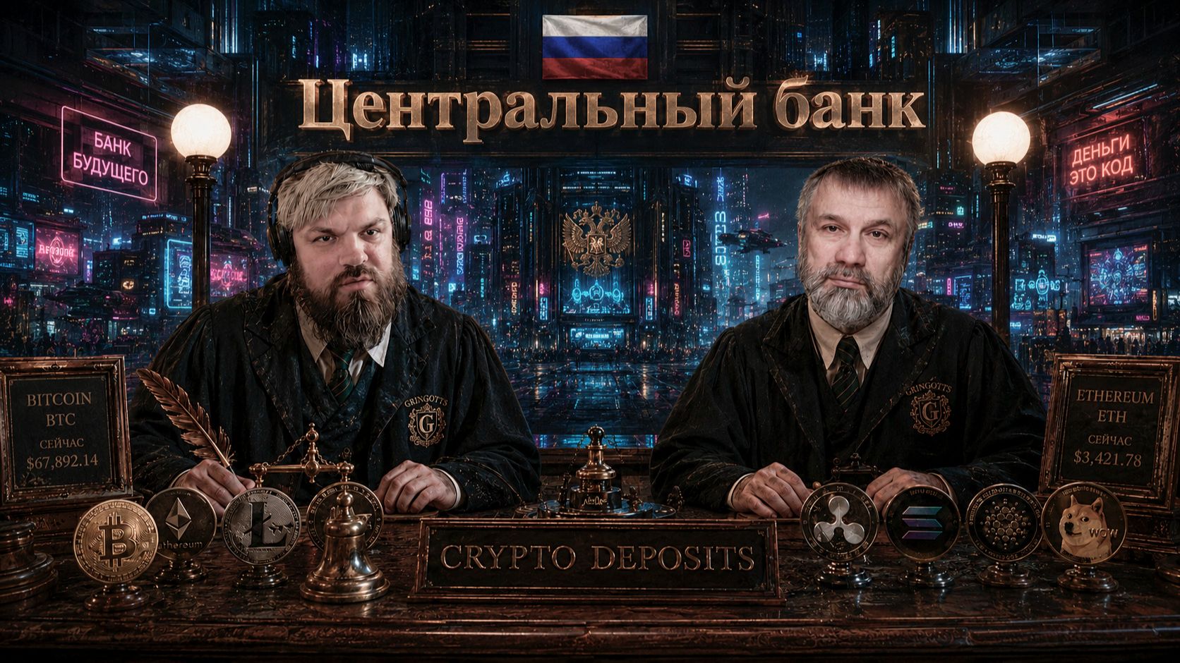 Подкаст №62 каналов ЕЧС и ЛВД. Тематический. ЦБ и крипта.