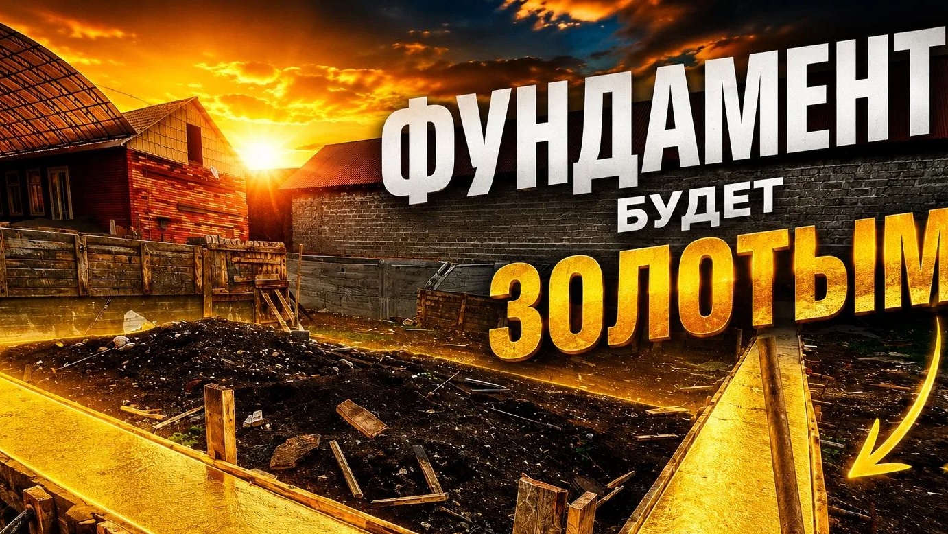 ФУНДАМЕНТ БУДЕТ ЗОЛОТОЙ 😳😳💆♂️👆