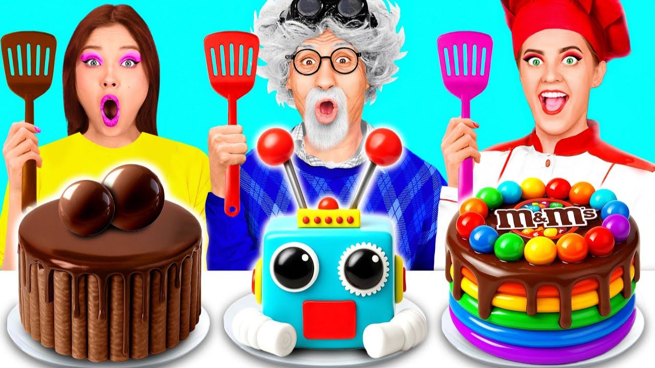 Кулинарный Челлендж# Я Против Дедушки # Смешные Кухонные Войны от Fun Challenge