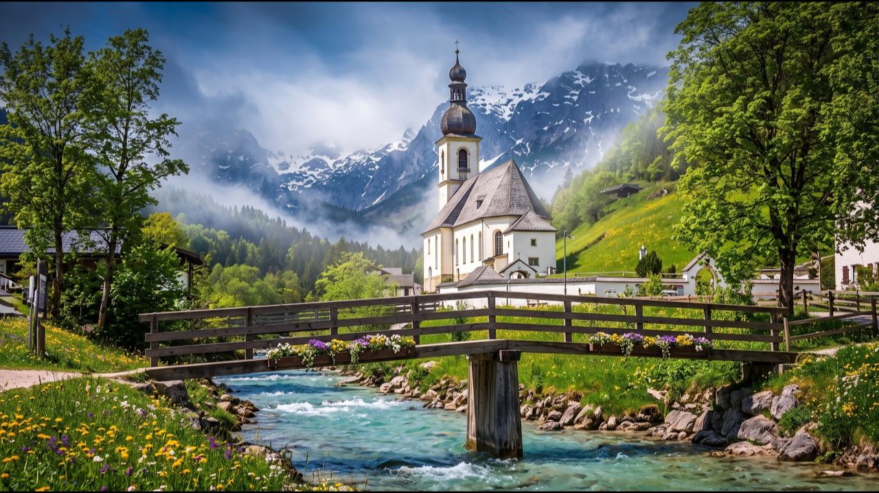 Germany, Ramsau & Hintersee - Alps Village Looks Too Perfect To Be Real