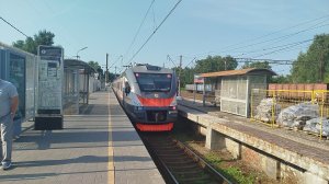 Электропоезд ЭП2Д-0179 ЦППК станция Дмитров 2.08.2026