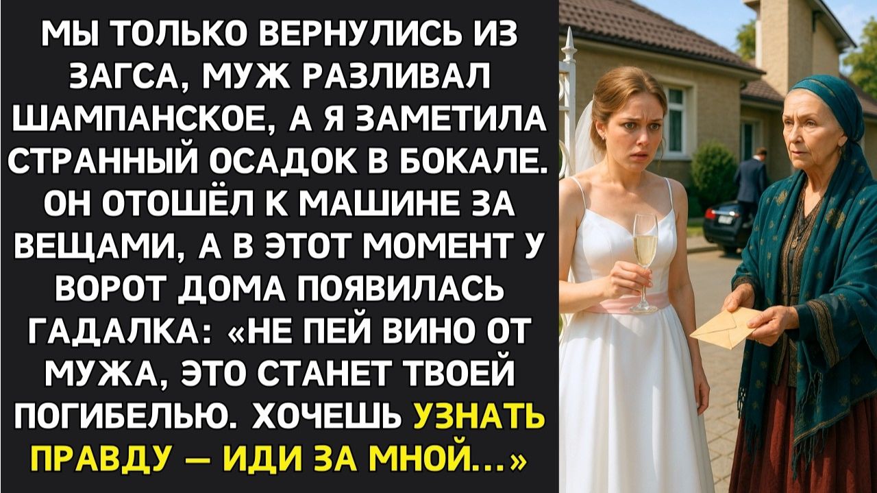 Жизненные Истории|После ЗАГСа у ворот дома появилась гадалка|Истории из жизни|Реальные истории