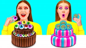 Укрась Торт Челлендж # Забавные Лайфхаки с Едой от Fun Challenge