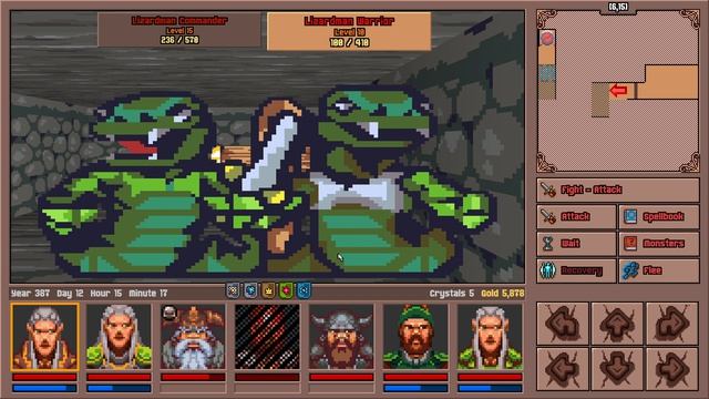 Legends Of Amberland III: The Crimson Tower. Часть 3. Крепость ящеров и поиски Алой Башни.