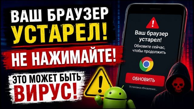 «Ваш браузер устарел» 🔥 Это может быть вирус!