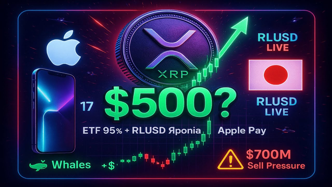 XRP $500? ETF 95%, RLUSD В ЯПОНИИ И APPLE — СЦЕНАРИЙ, КОТОРЫЙ МЕНЯЕТ ВСЁ!