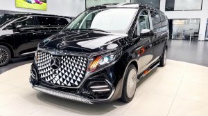 Mercedes VS680L 2026 года роскошный представительский минивэн. Обзор автомобилей