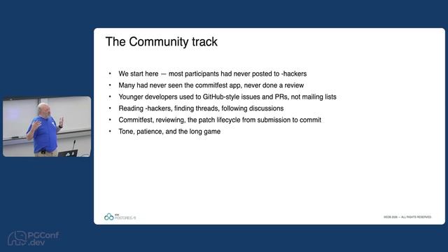 Developer U_ Lessons Learned From A Global Training Program For Postgres Developers (PConf.dev 2026)