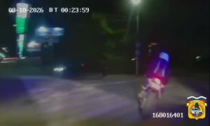 Пьяный мотоциклист без прав устроил погоню с полицией в Кургане