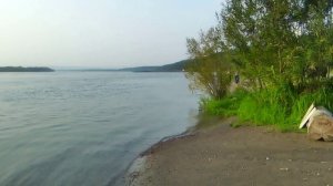 Приехали с Бирюсы на Енисей.Кто-то Бросил щенков.