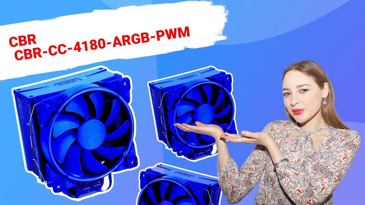 НИКС Компьютерный Супермаркет: видео про вентилятор CBR CBR-CC-4180-ARGB-PWM