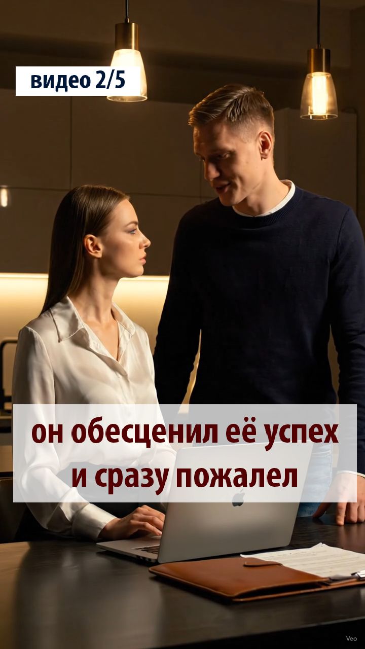 Он обесценил её успех и сразу же пожалел