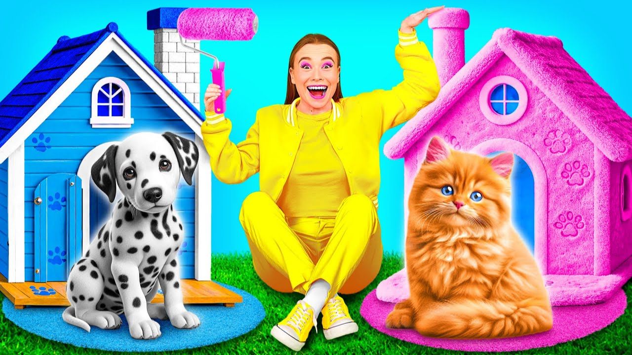 Строим Домики для Животных C Fun Challenge