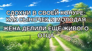 СДОХНИ В СВОЕЙ КОНУРЕ: КАК СЫНОЧЕК И МОЛОДАЯ ЖЕНА ДЕЛИЛИ ЕЩЁ ЖИВОГО ОТЦА