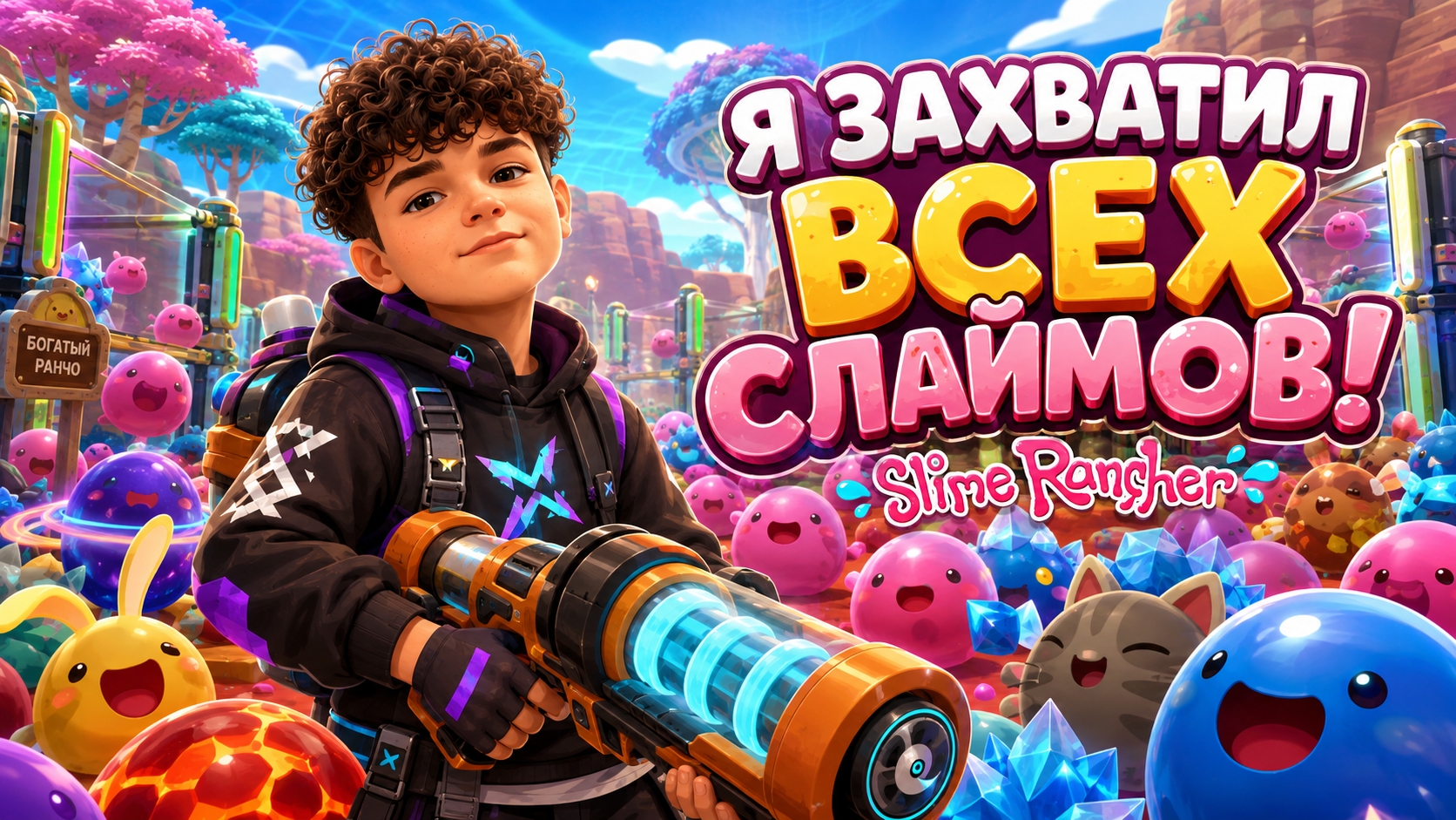 Я захватил всех Слаймов в игре Slime Rancher