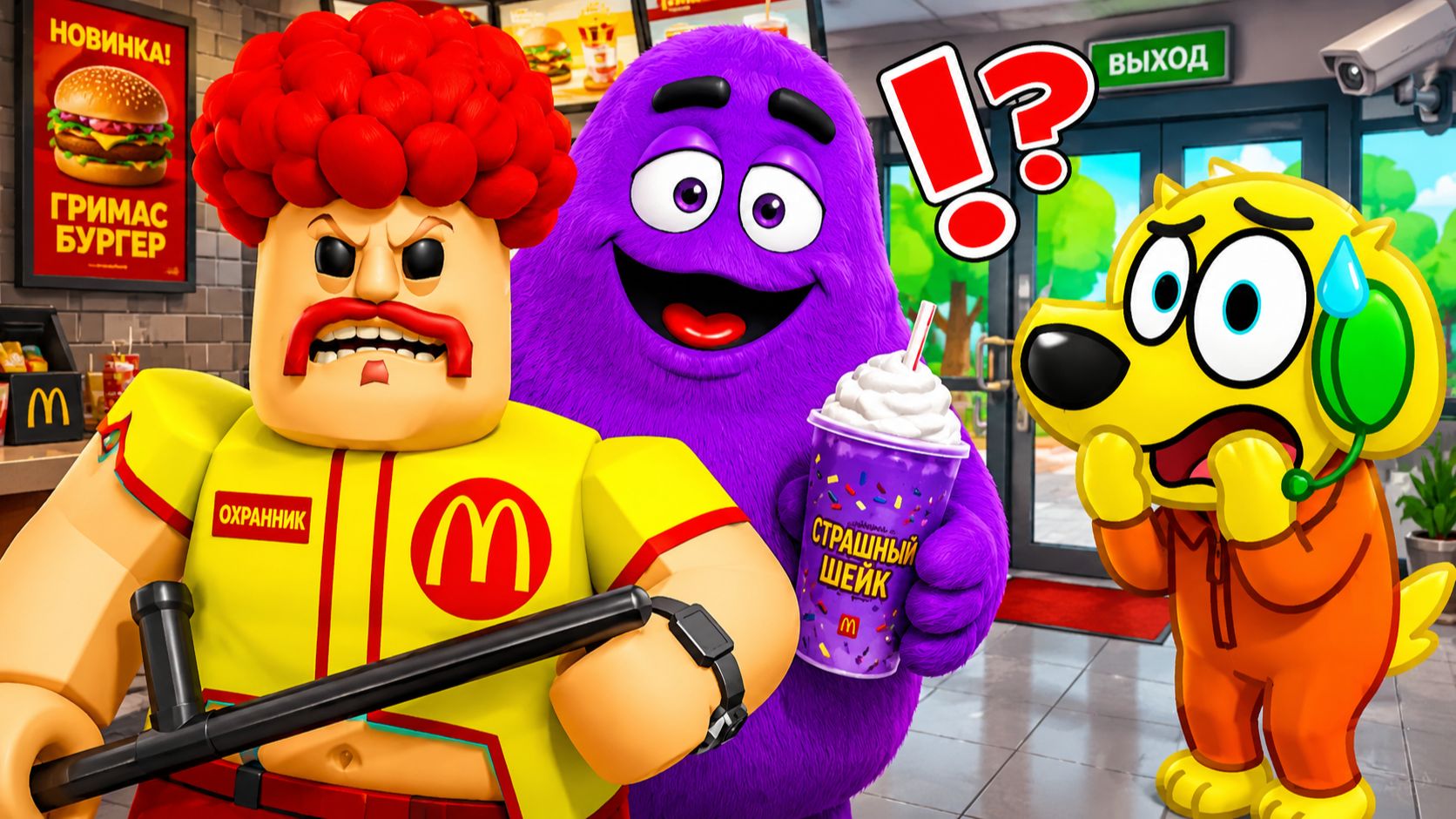 🤯 МЫ НАШЛИ СЕКРЕТНЫЙ MCDONALD'S В ТЮРЬМЕ БАРРИ! РОБЛОКС! ROBLOX!