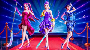 ПРЕОБРАЖЕНИЕ РУМИ, МИРЫ И ЗОИ?! K-Pop Охотницы на Демонов: Huntrix анимация