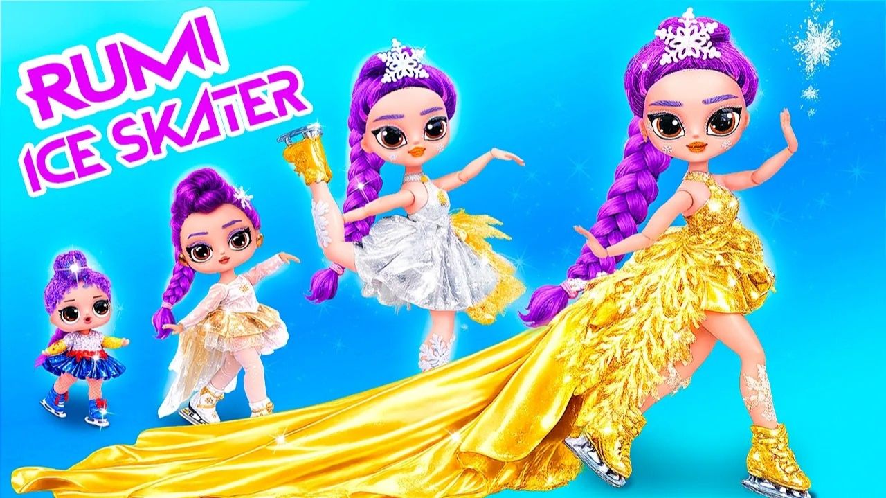 K-Pop Охотницы на Демонов_ Руми и Джину становятся фигуристами!