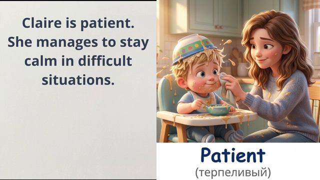 Spotlight 8. Module 1a. Character Adjectives. Ex.5 (1. Patient)