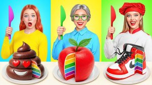 Кулинарный Челлендж_ Я против Бабушки _ Вкусные Кухонные Лайфхаки
