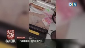 Троих жителей Краснодара задержали за хранение 9 кг наркотиков в съемном жилье