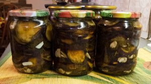 Баклажаны маринованные с чесноком и укропом на зиму