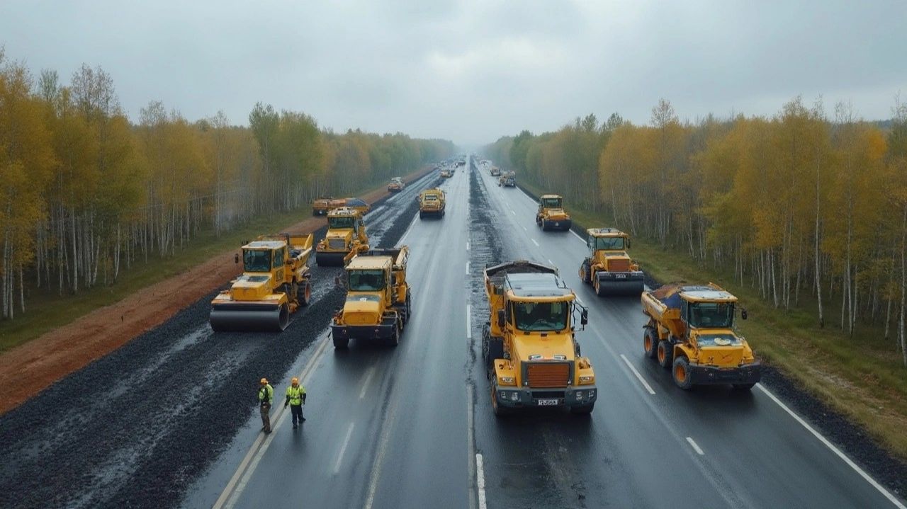 Бездорожье / наводнение   / дороги / Стройка Автодороги  RoadCraft