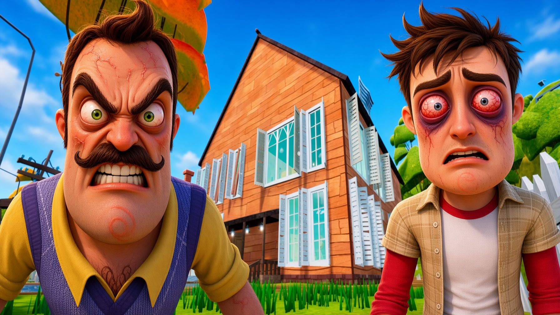 БЕССОНИЦА ИЗ ЗА ПРИВЕТ СОСЕДА!HELLO NEIGHBOR МОД Welcome To Neighborhood