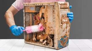 Удовлетворяющая чистка старого компьютера. АСМР